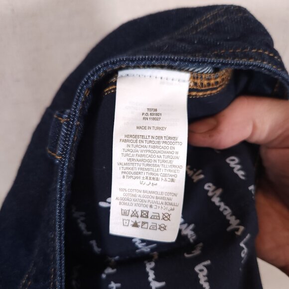 Boden Denim Gowrie Blue Jeans Womens Size 14R Elastic Hems Pockets - Picture 13 of 15